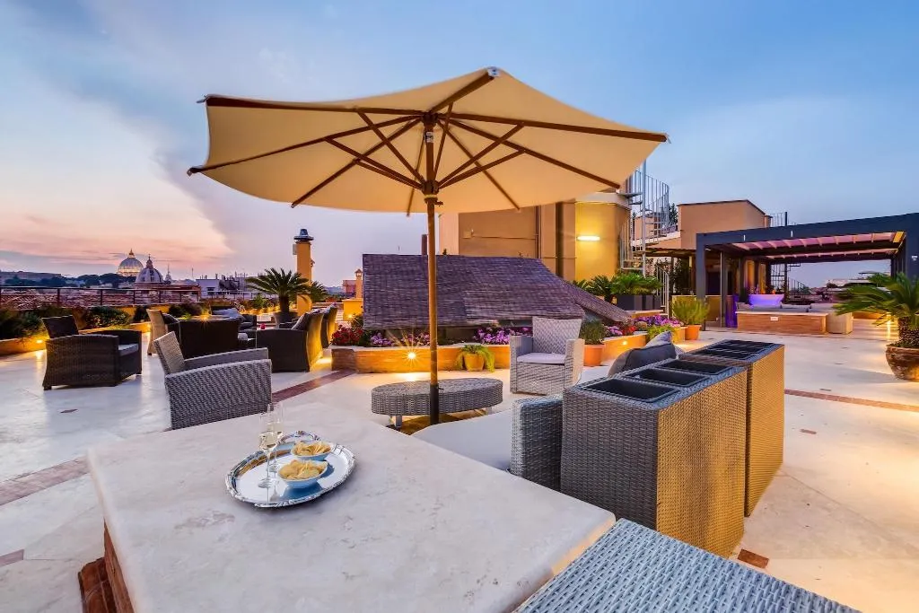 Restaurant, Navona Queen Rooftop, Rome