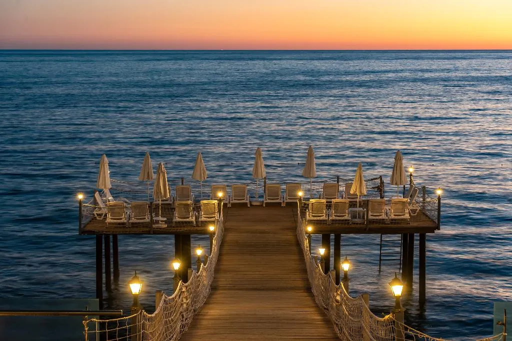 Beach, White City Beach Hotel, Antalya