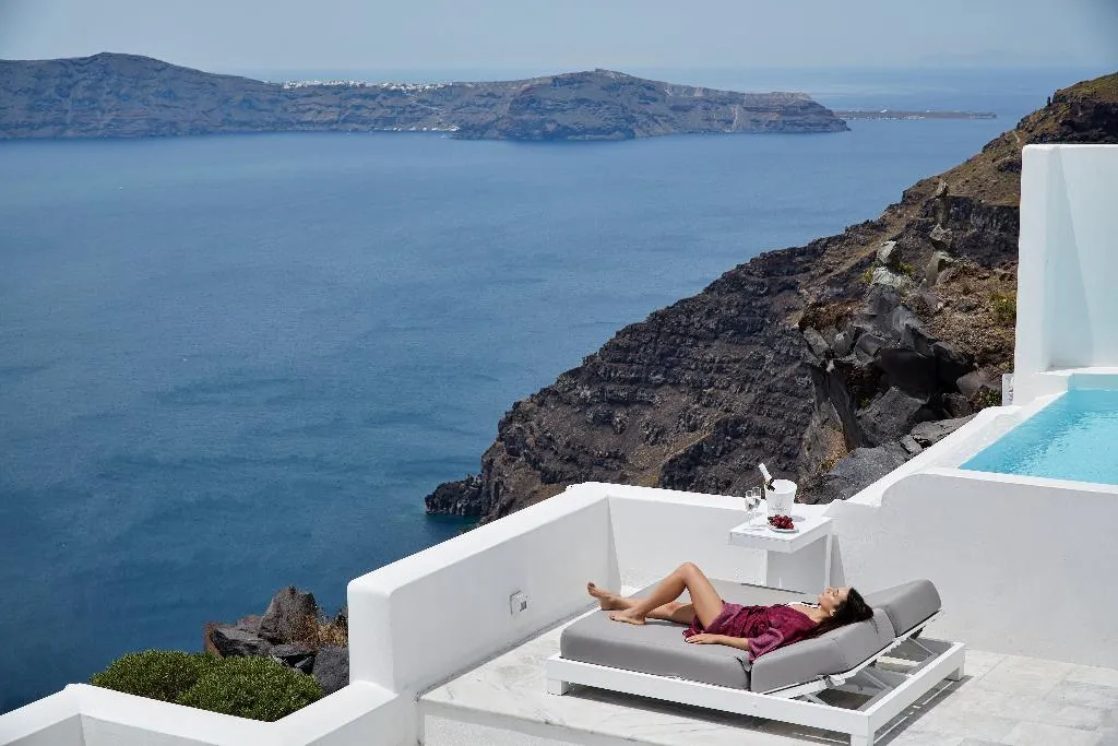 VILLA THREE BEDROOMS WITH PRIVATE POOL Room, Canaves Elefas Villas, Santorini