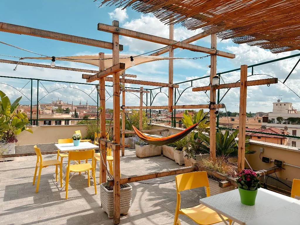Terrace, Ostello Bello Roma Colosseo, Rome