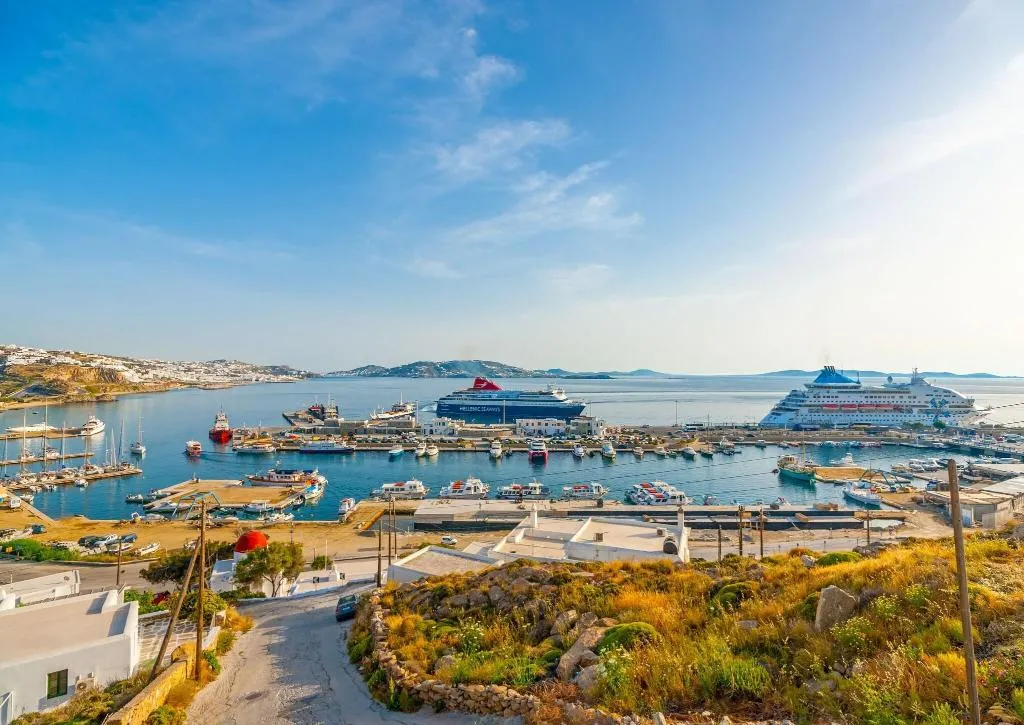 General view, Paradision, Mykonos