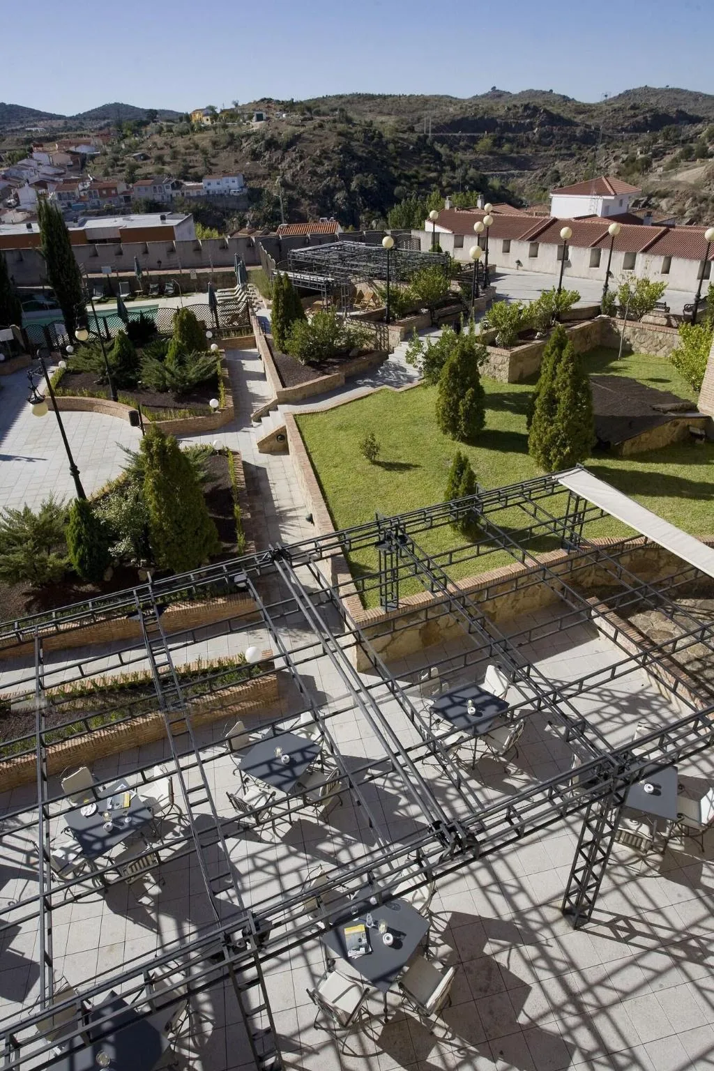 Terrace, Parador de Plasencia, Madrid