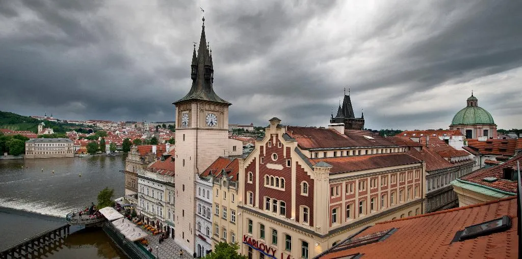 General view, Charles Bridge Palace, Prague