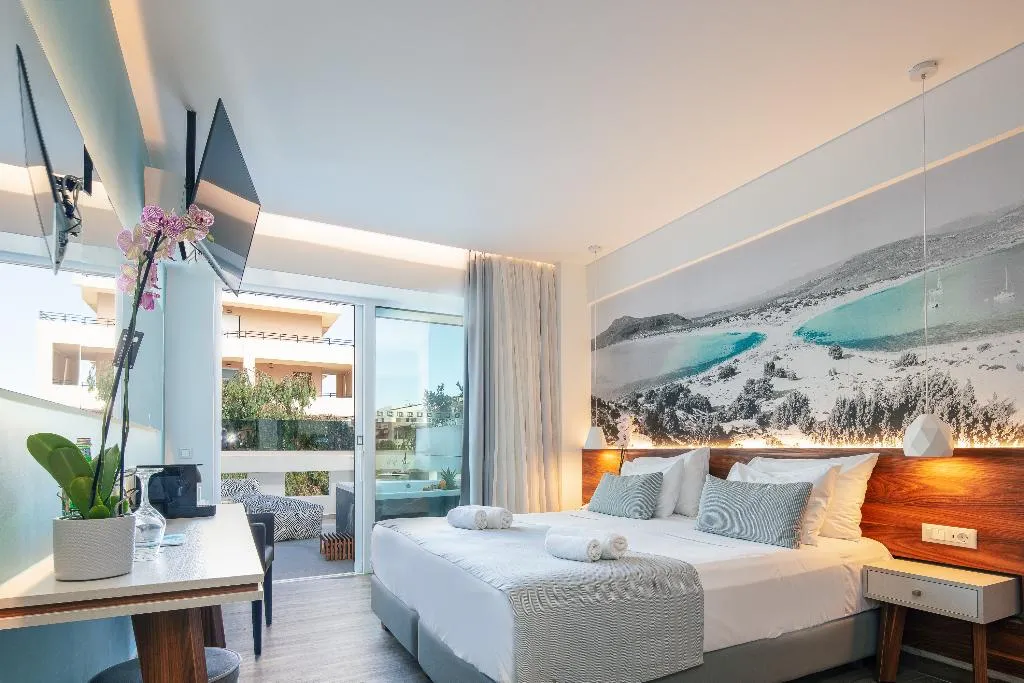 JUNIOR SUITE WITH JACUZZI Room, Atrium Ambiance Hotel, Crete