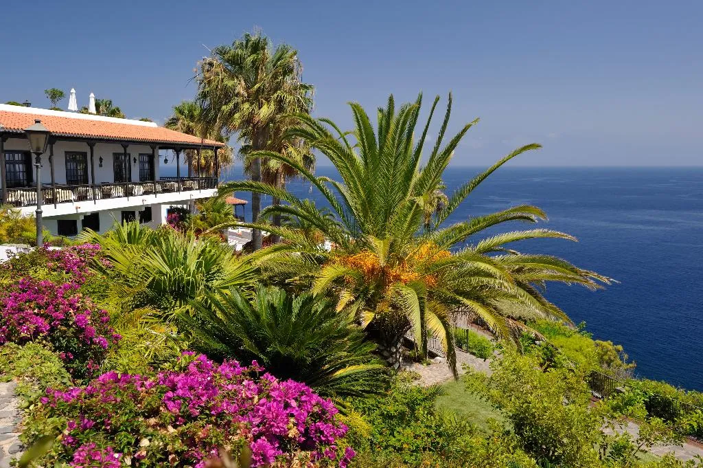 Restaurant, Hotel Jardín Tecina, La Gomera