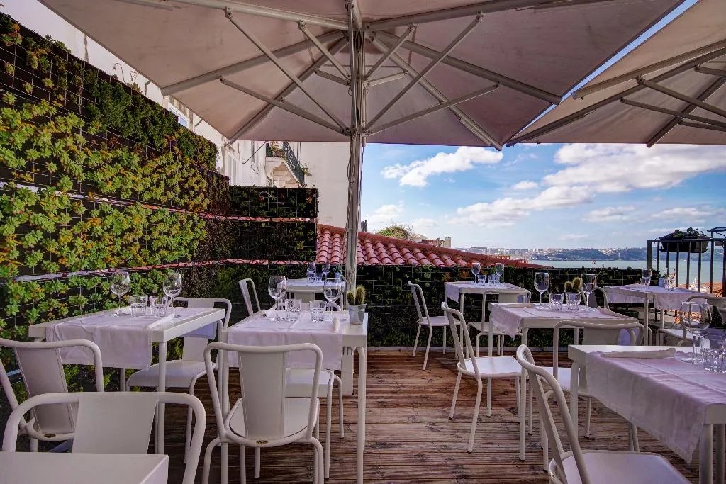 Terrace, Solar Dos Mouros, Lisbon