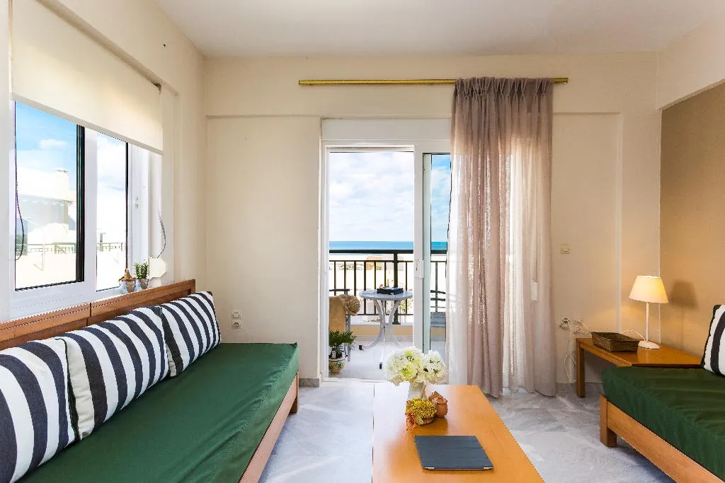 FAMILY ROOM SEA VIEW Room, Radamanthys Apartments, Crete