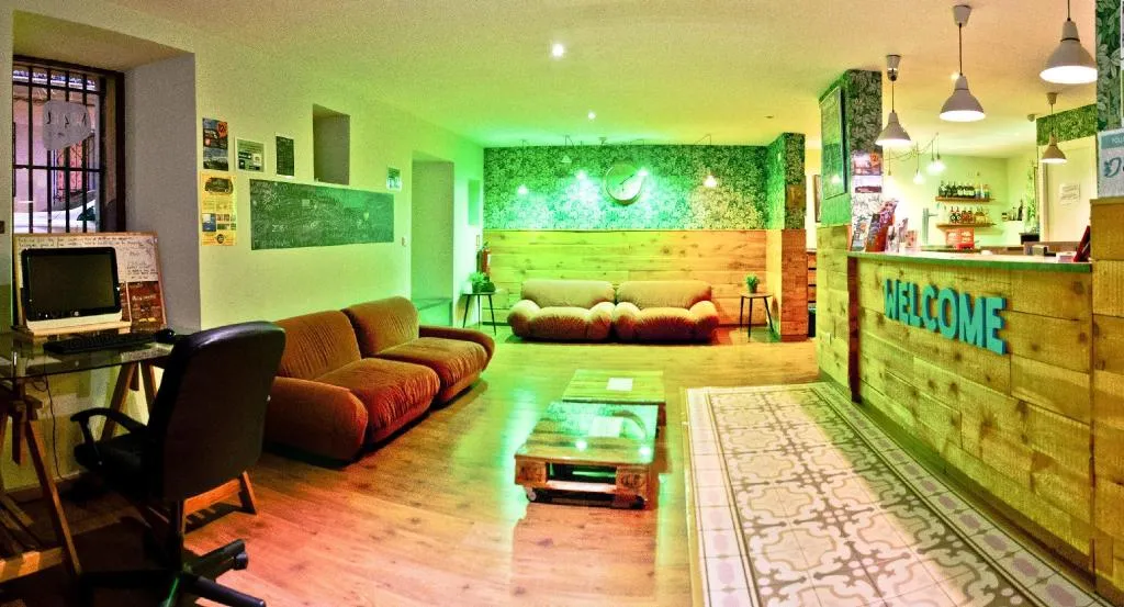 General view, The Living Roof Hostel, Madrid