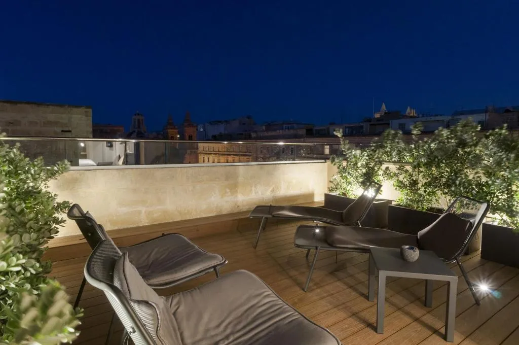 Terrace, La Falconeria Hotel, Malta