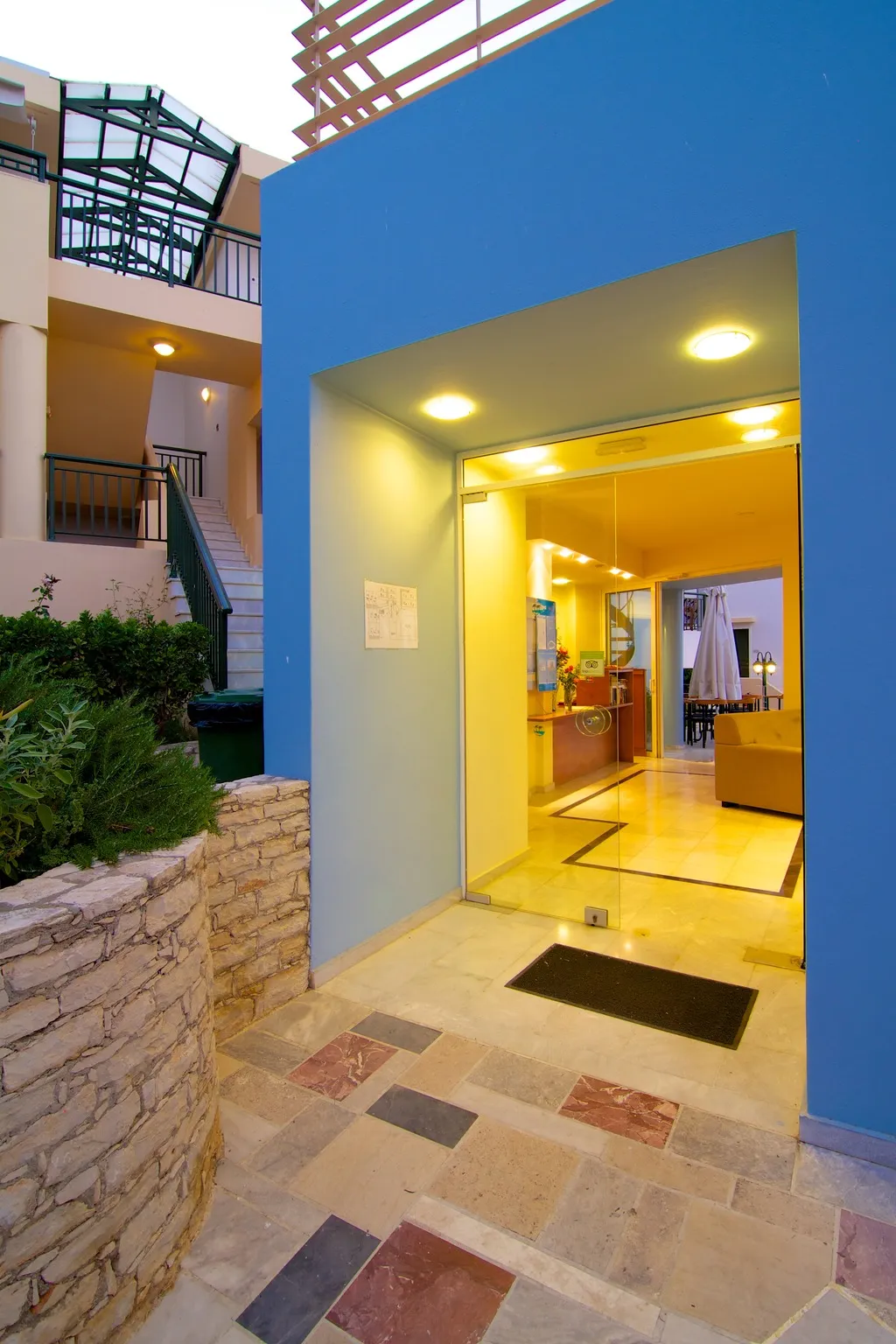 Lobby, Radamanthys Apartments, Crete