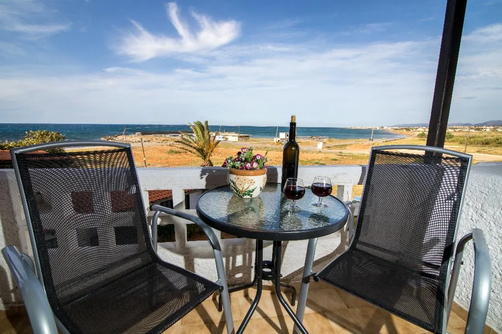 Terrace, Irilena Apartments Gournes by Checkin, Crete