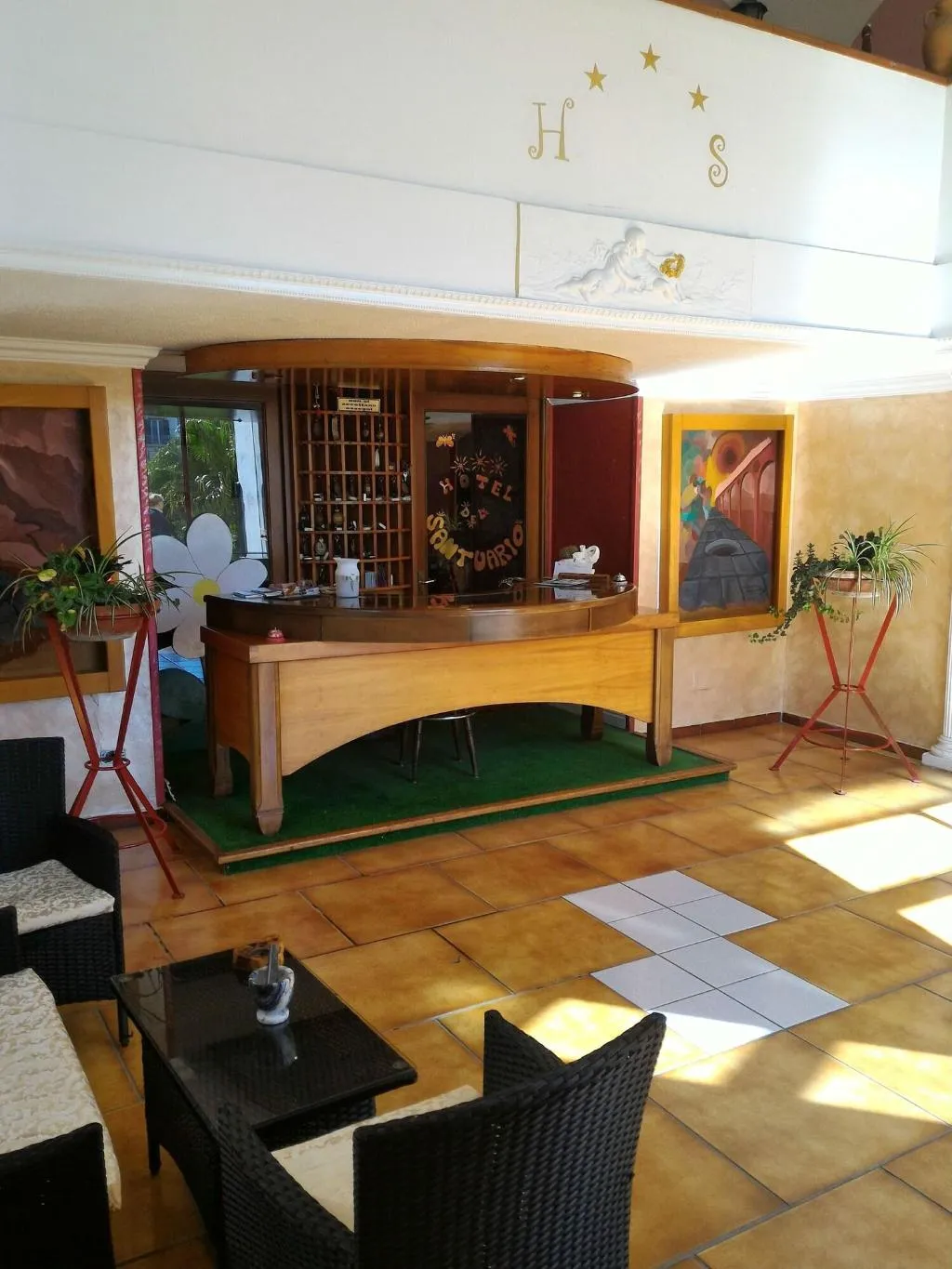 Lobby, Hotel Santuario Pompei, Naples