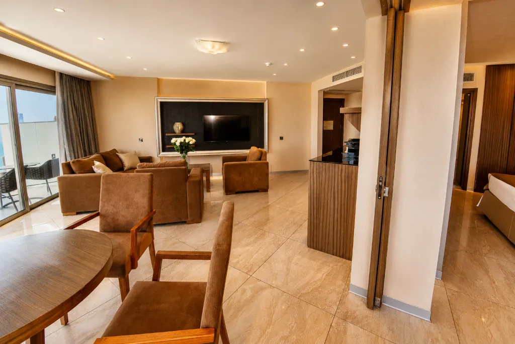 SUITE DELUXE BEACH FRONT Room, Adams Beach Hotel, Cyprus