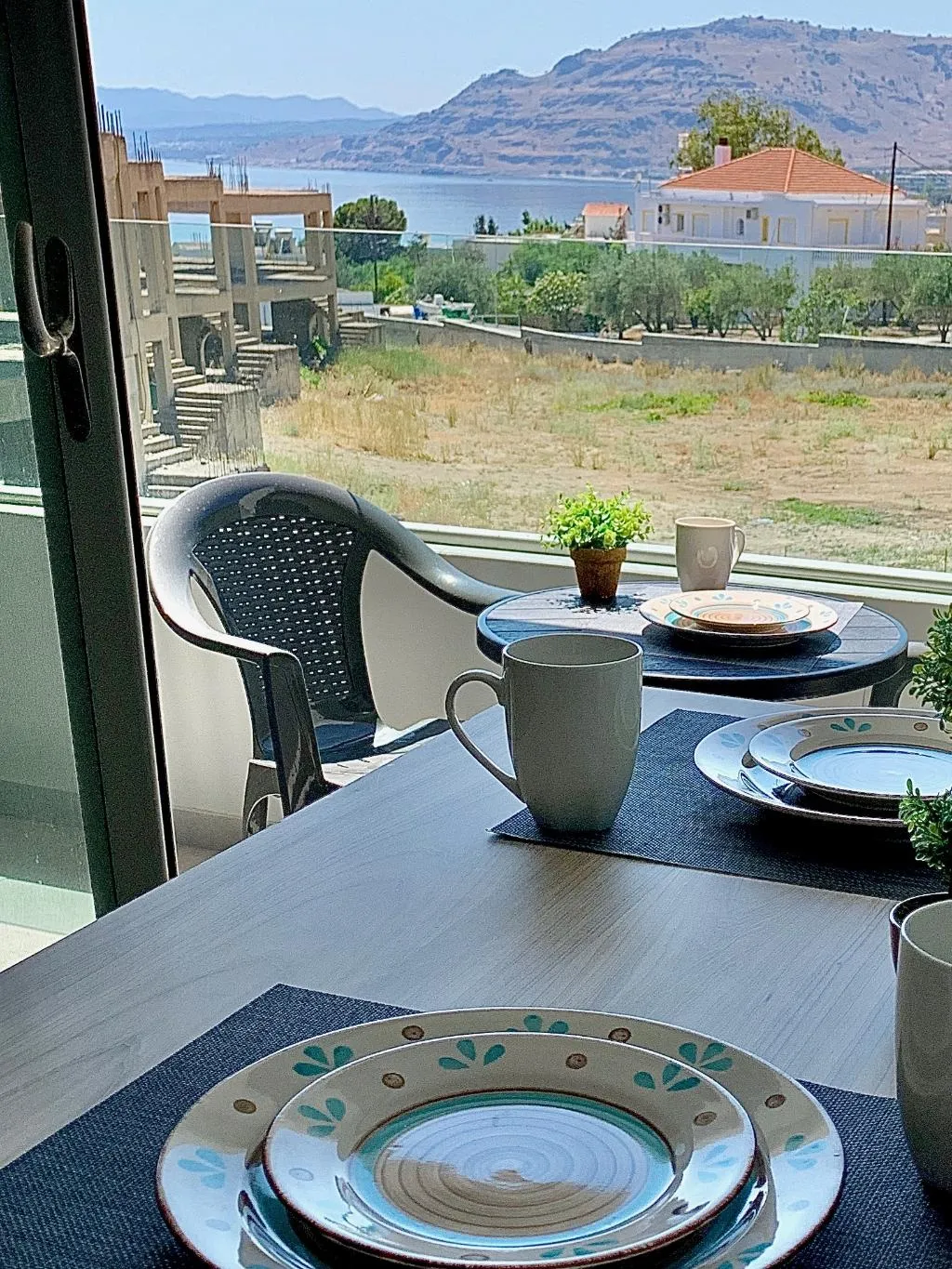 Terrace, PALS Studios Pefkos, Rhodes