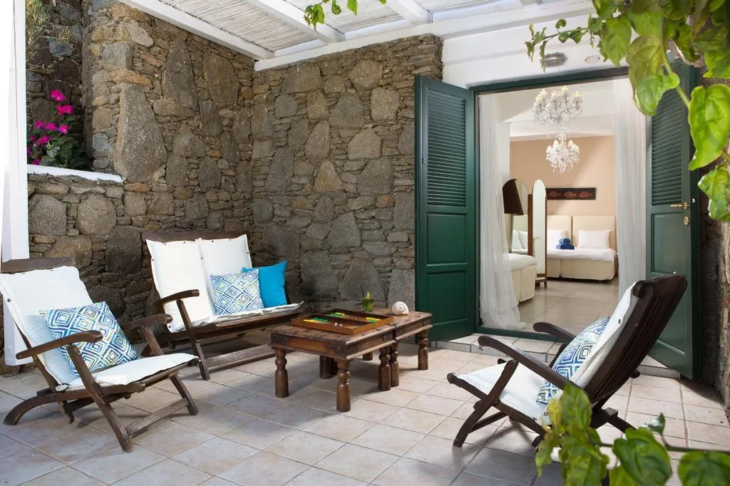 QUADRUPLE GARDEN VIEW Room, Tharroe of Mykonos, Mykonos