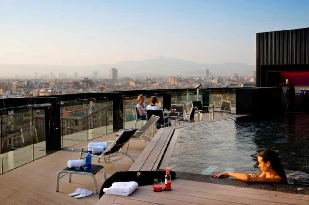 Terrace, Barcelo Raval, Barcelona