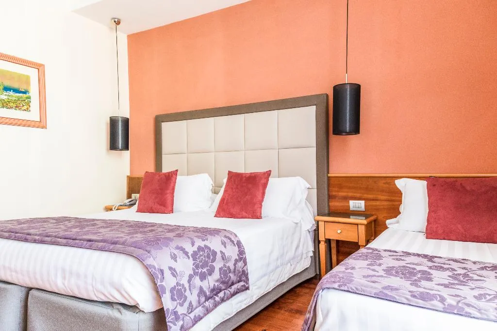 TRIPLE DELUXE WITH BALCONY Room, Giolli Nazionale, Rome