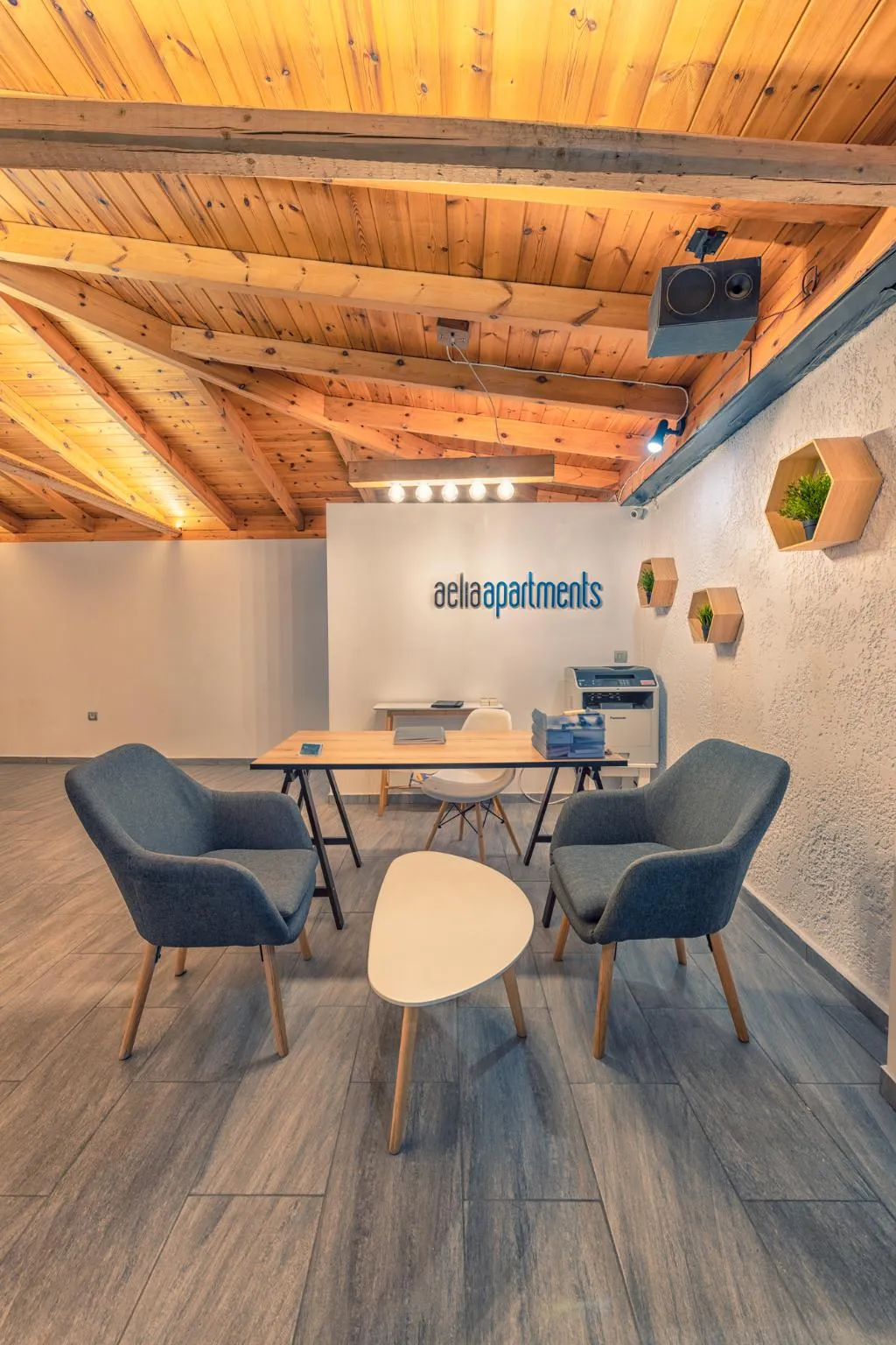 Lobby, Aelia Apartments, Crete