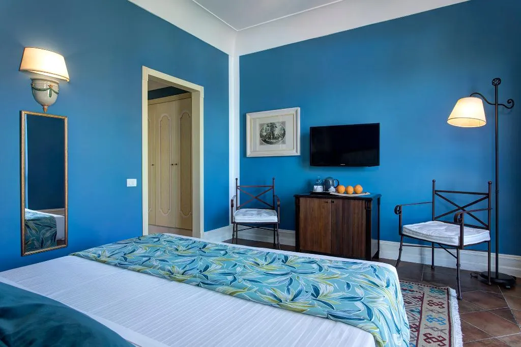 DOUBLE SINGLE USE DELUXE WITH BALCONY Room, Baglio Oneto dei Principi di San Lorenzo, Palermo