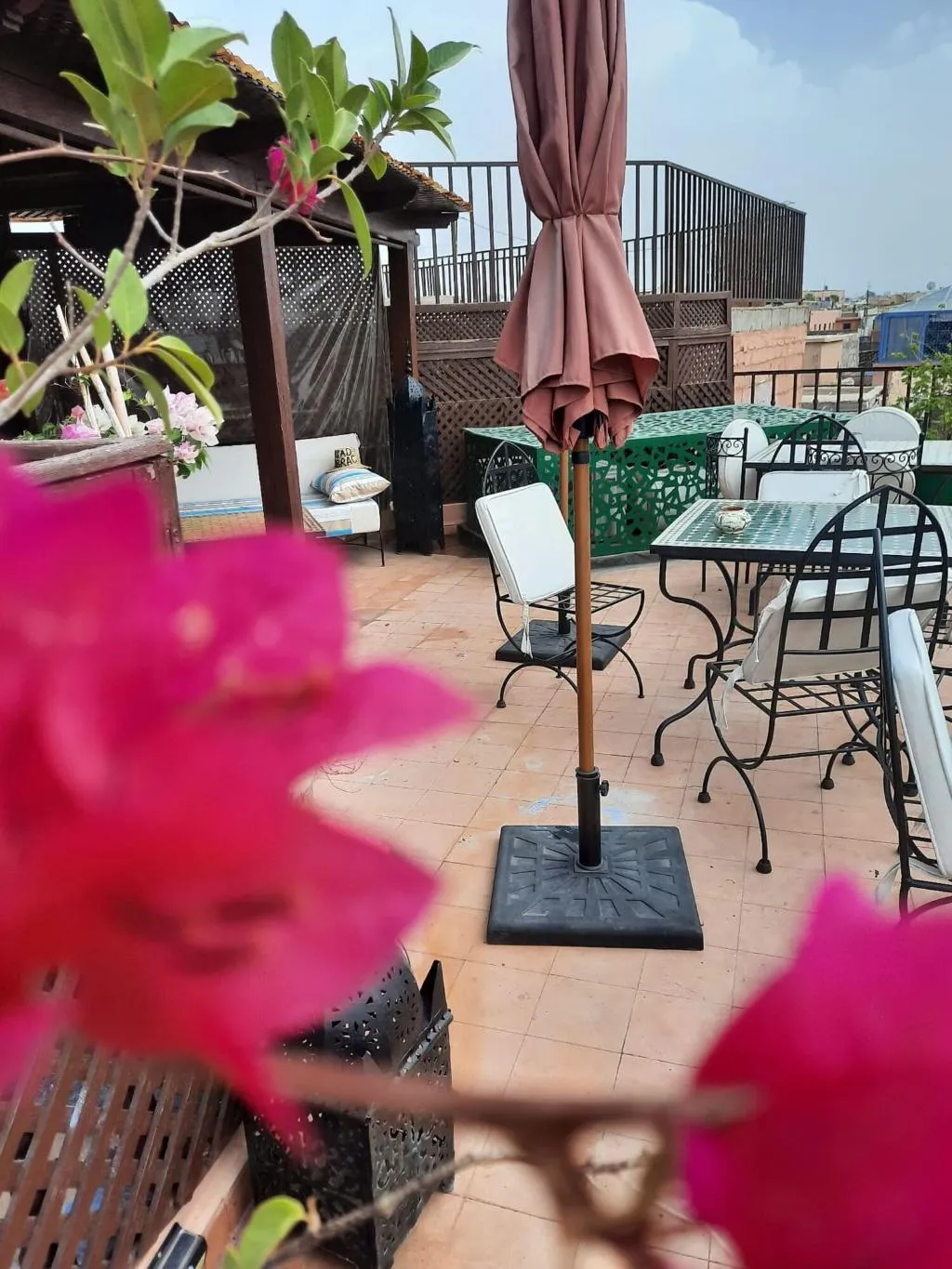 Terrace, Riad Aubrac, Marrakech