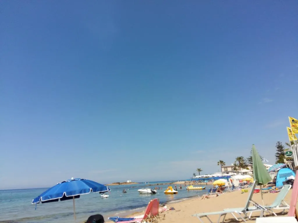Beach, Mila malia studios hotel, Crete