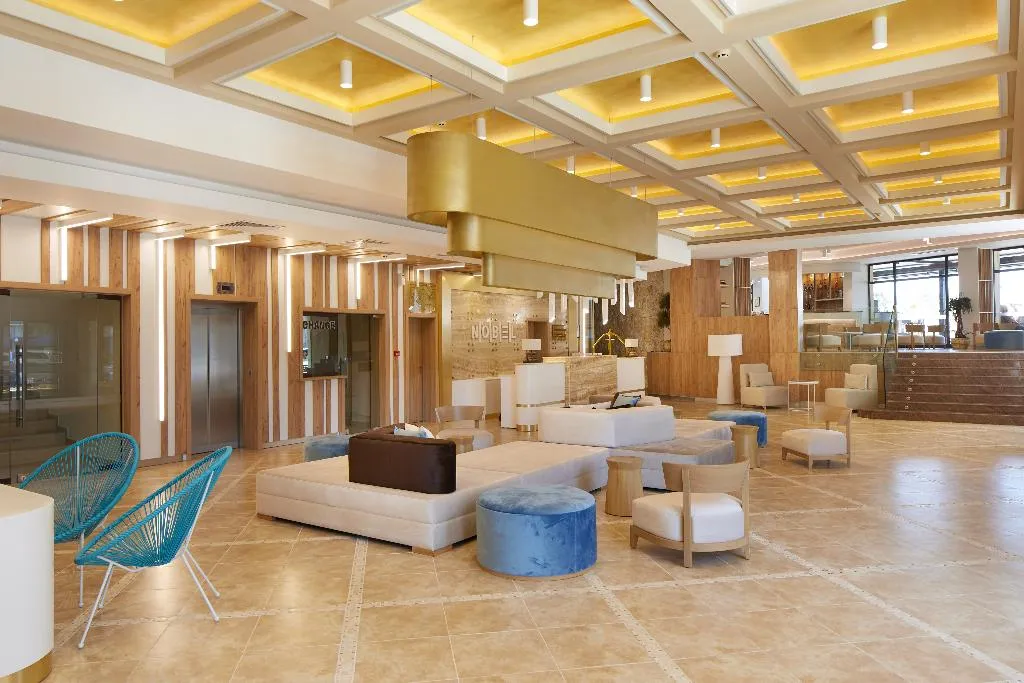 Lobby, Nobel Ultra All Inclusive - Free Beach Access, Bourgas