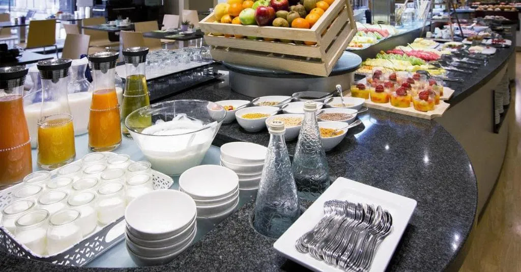 Restaurant, Melia Avenida America, Madrid
