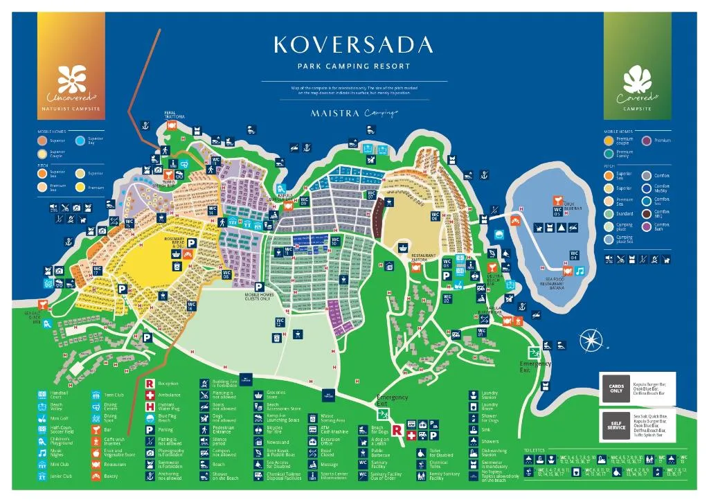 General view, Koversada Covered Mobile Homes, Istria