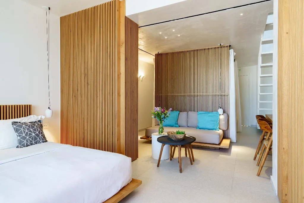 SUITE SEA VIEW WITH TERRACE Room, Mykonos Dove beach hotel, Mykonos