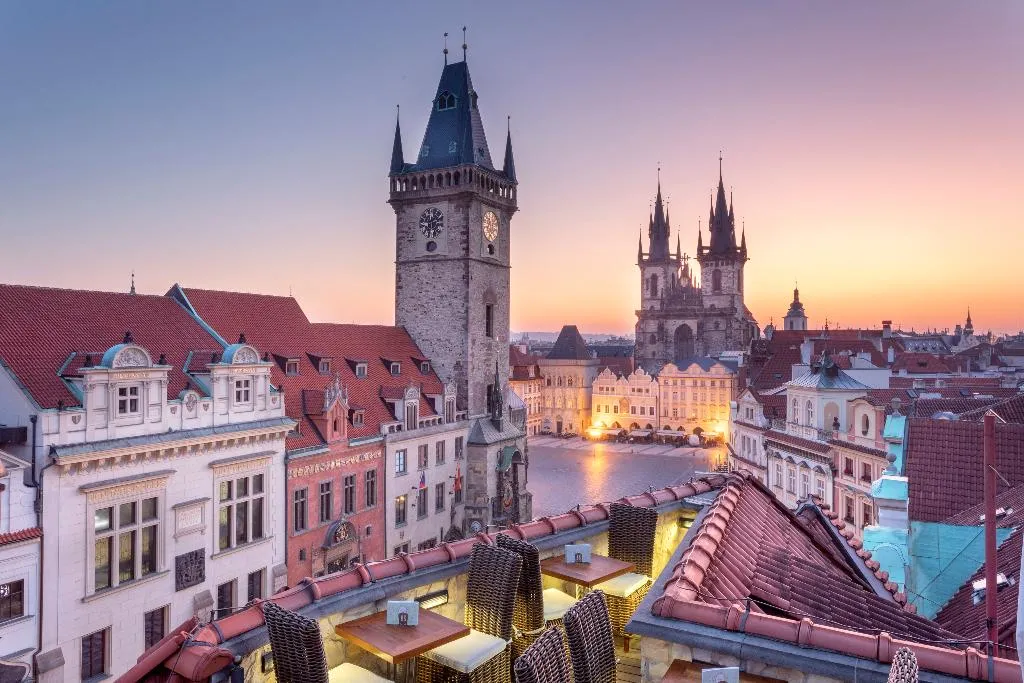 Terrace, Hotel U Prince Prague by BHG, Prague