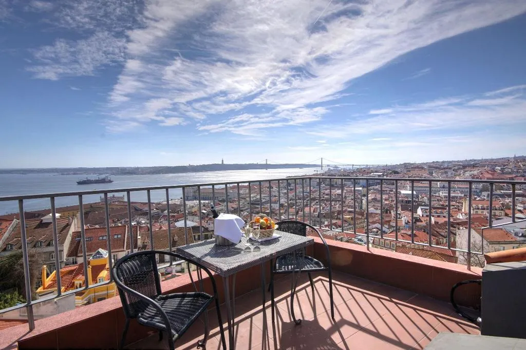 Terrace, Solar Dos Mouros, Lisbon