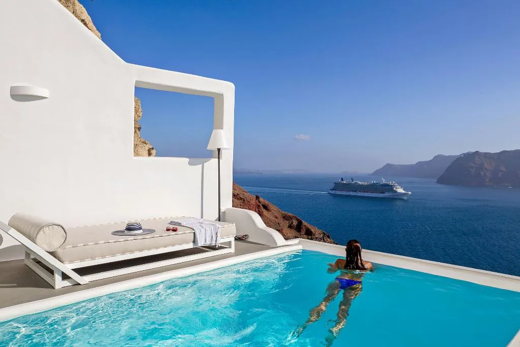 Pool, Charisma Suites, Santorini