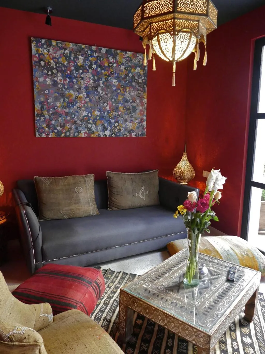 Lobby, Riad Zebrakaro, Marrakech