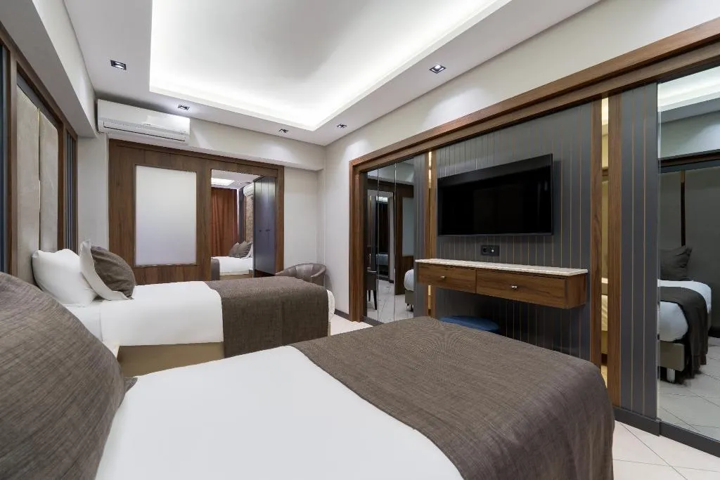 FAMILY ROOM SEA VIEW Room, Batihan Beach Resort & Spa, Izmir