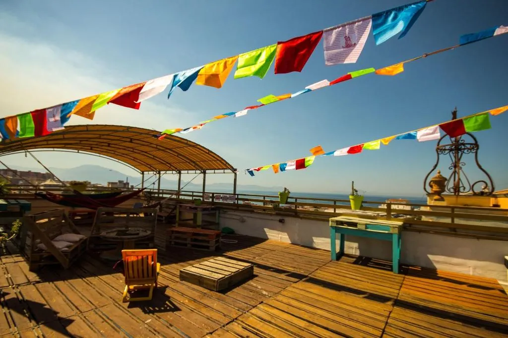 Terrace, Eco Hostel Floreale, Naples