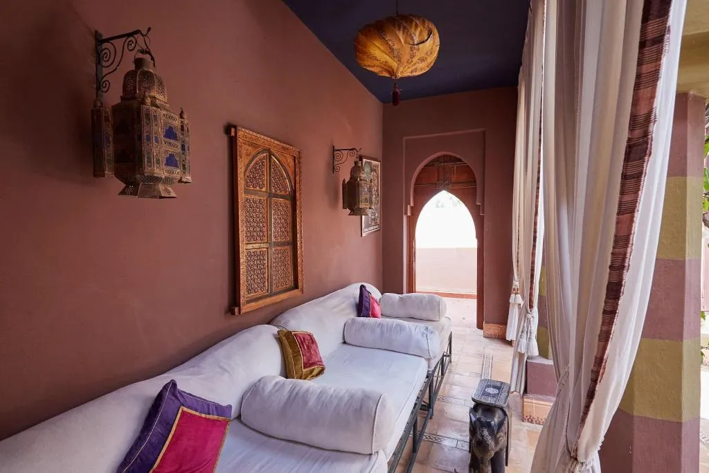 Terrace, Dar Ayniwen Garden Hotel & Bird Zoo, Marrakech