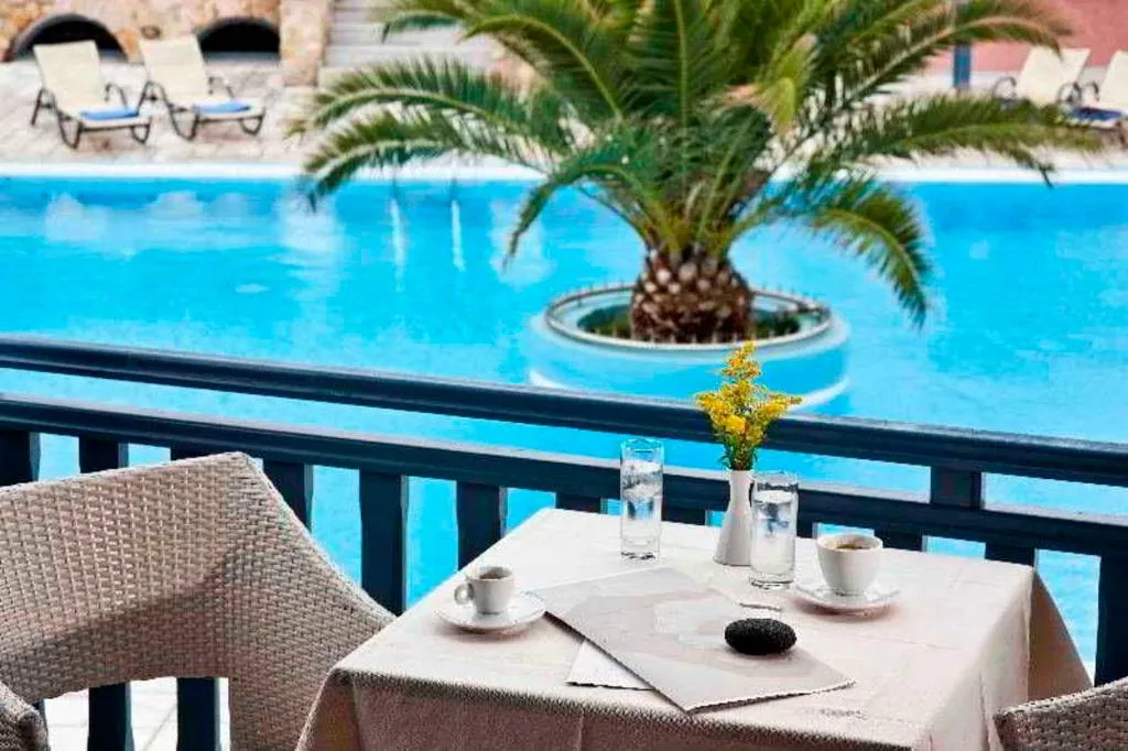 Terrace, Aegean Plaza, Santorini