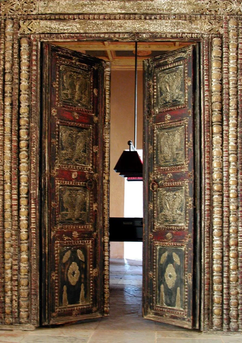 Lobby, Ksar Char-Bagh, Marrakech