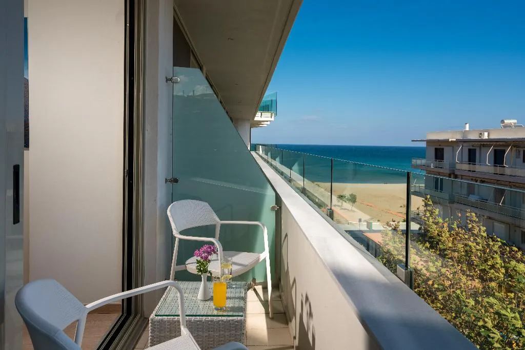 TWIN SUPERIOR SIDE SEA VIEW Room, Kriti Beach, Crete