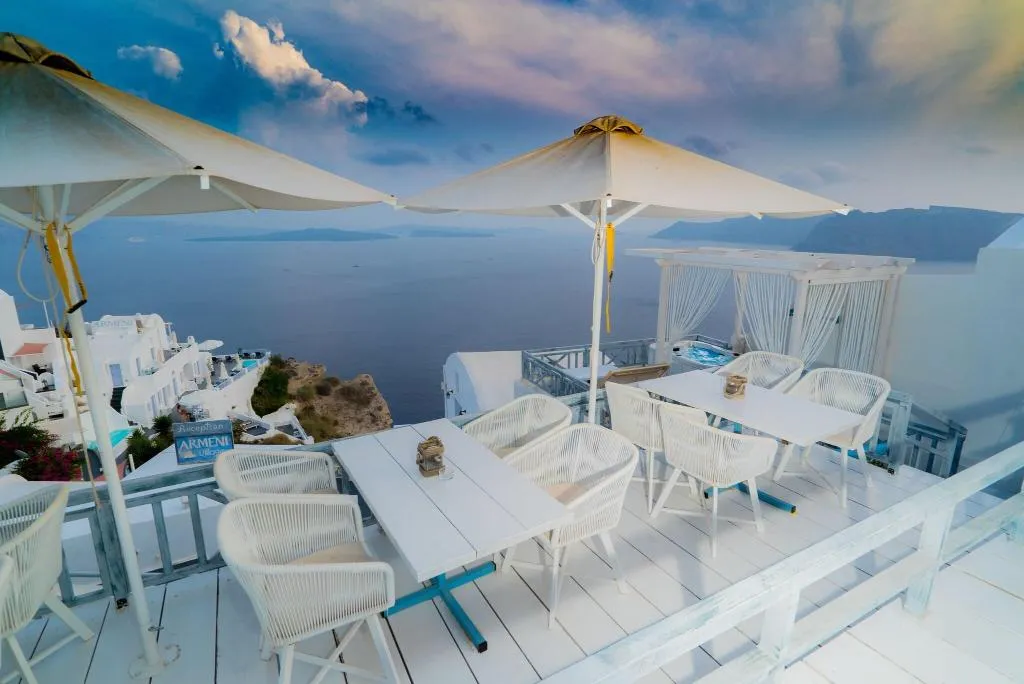 Restaurant, Kaleidoscope Cave Houses Oia, Santorini