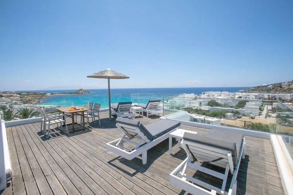 General view, The George Hotel, Mykonos
