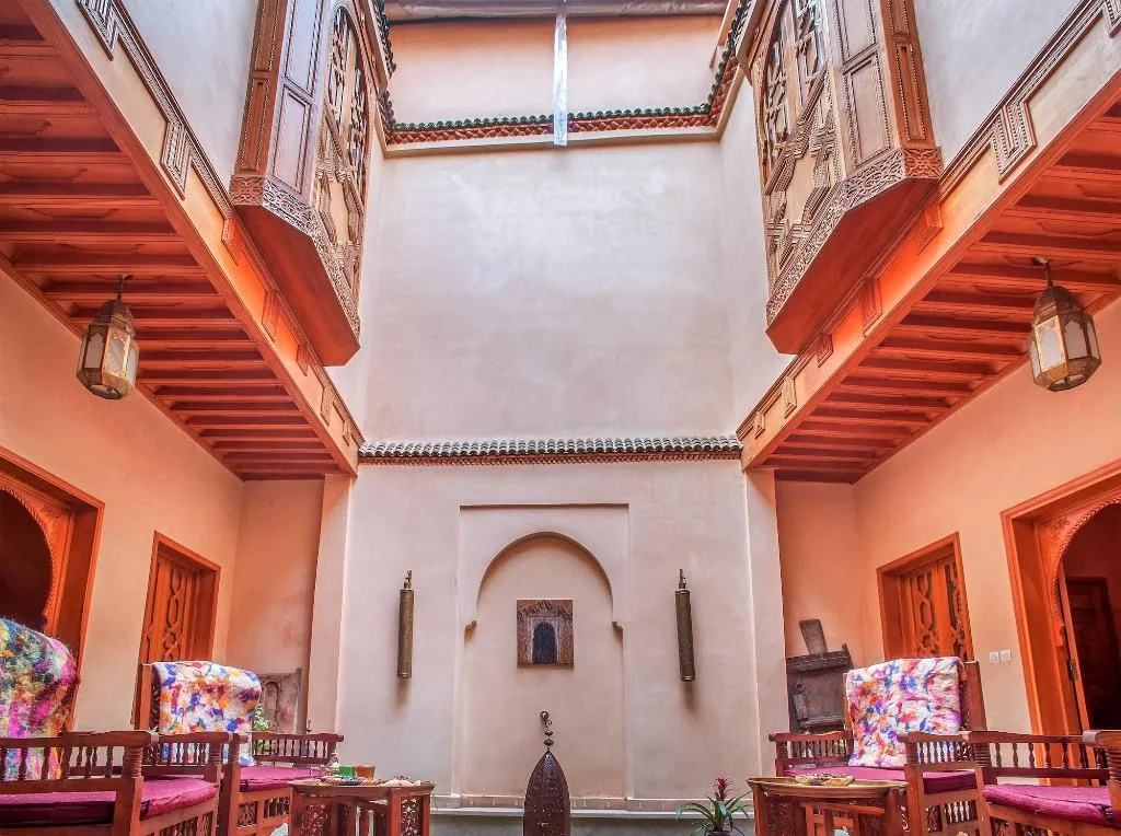 Lobby, Riad Lakouas, Marrakech