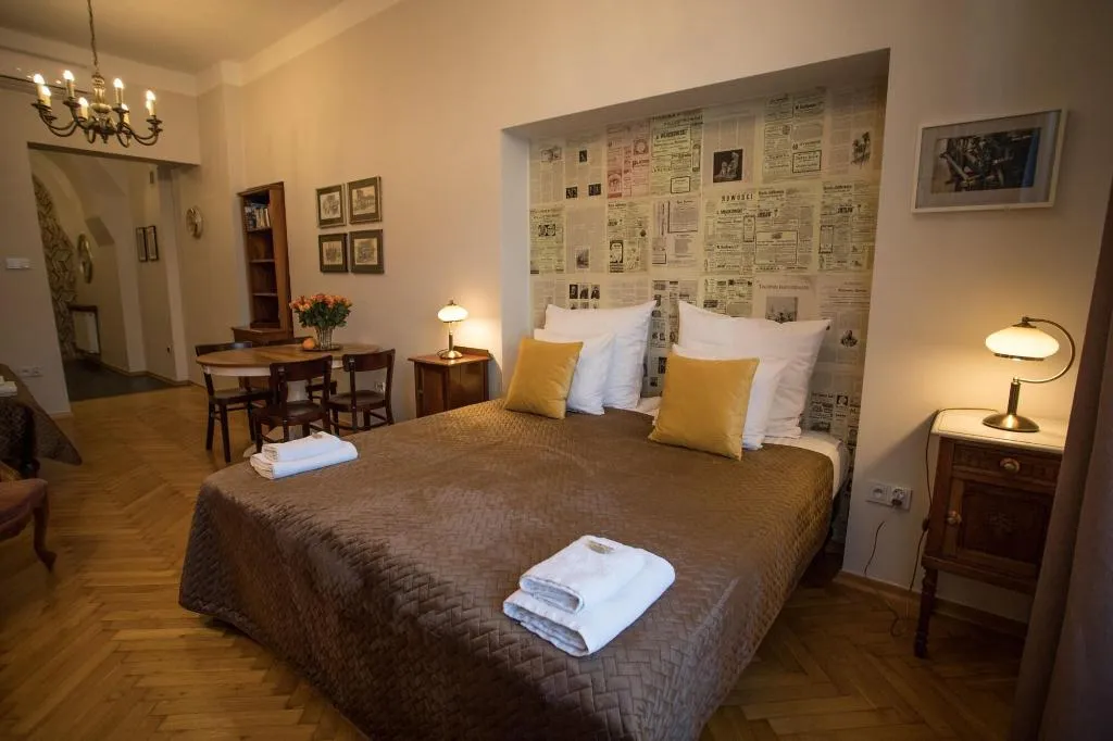 Room, Scharffenberg Apartments Main Square, Krakow