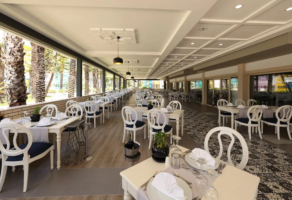 Restaurant, Crystal Paraiso Aqua Collection, Antalya