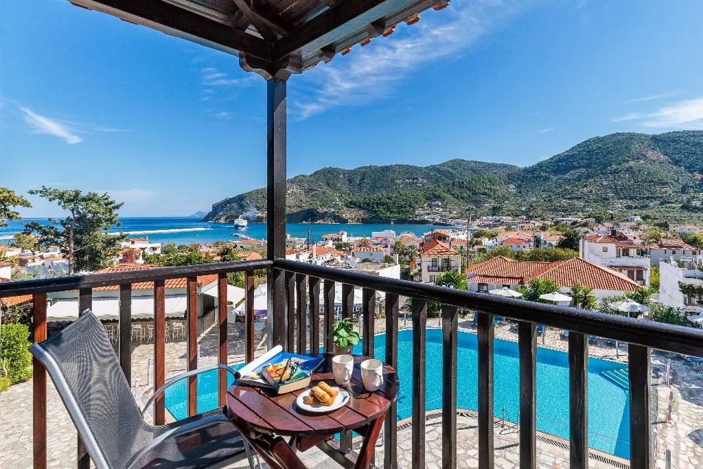 Double or Twin POOL VIEW Room, Hotel Dionyssos, Skiathos