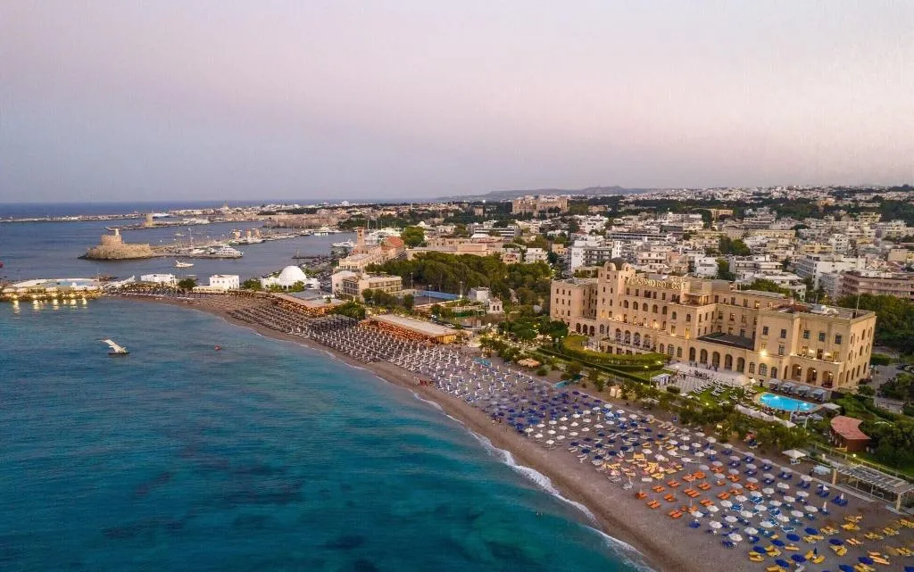 General view, Grande Albergo Delle Rose, Rhodes