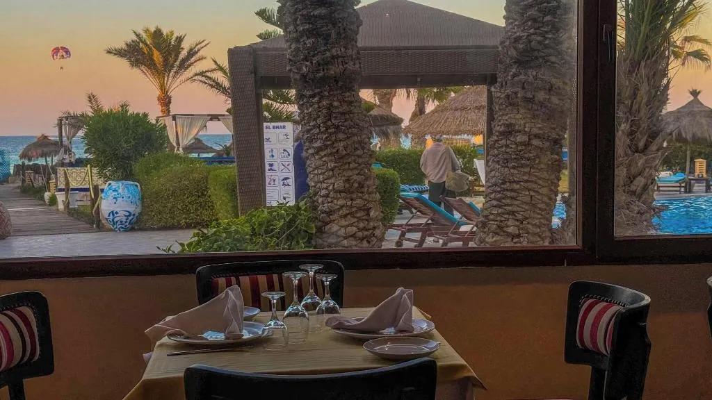 Restaurant, Dar El Bhar, Tunisia
