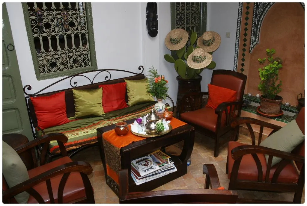 Lobby, Dar Zemrane, Marrakech