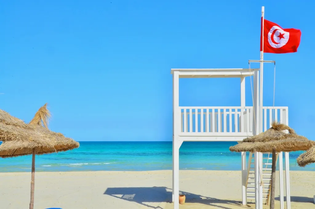 Beach, Royal Garden Palace, Tunisia