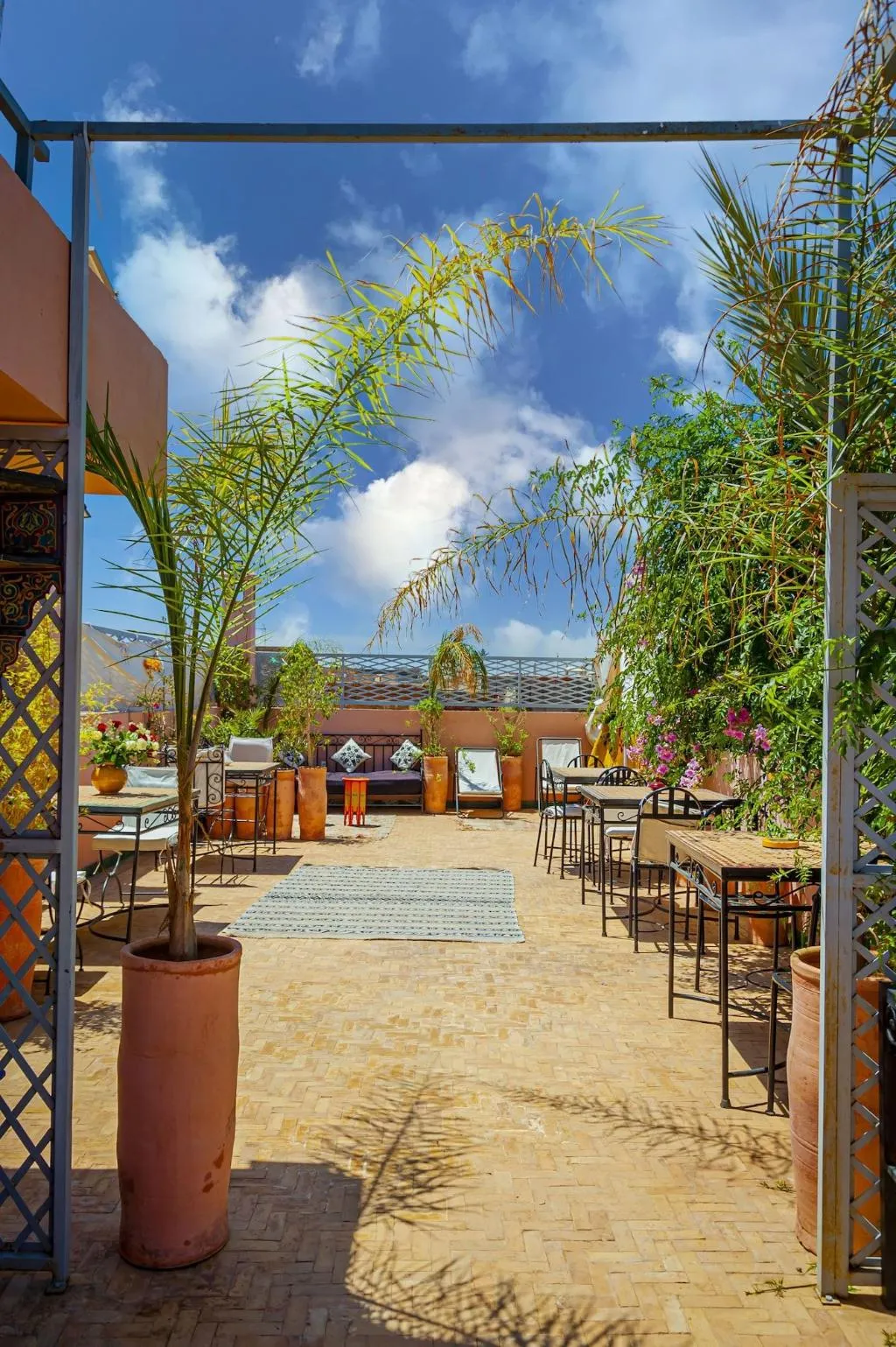 Terrace, Riad Dar Mamouni, Marrakech